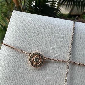 Rose Gold Pandora Necklace